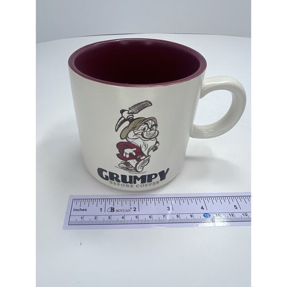 Hallmark Disney Grumpy Before Coffee Mug Snow White Seven Dwarfs Cup - Picture 6 of 7